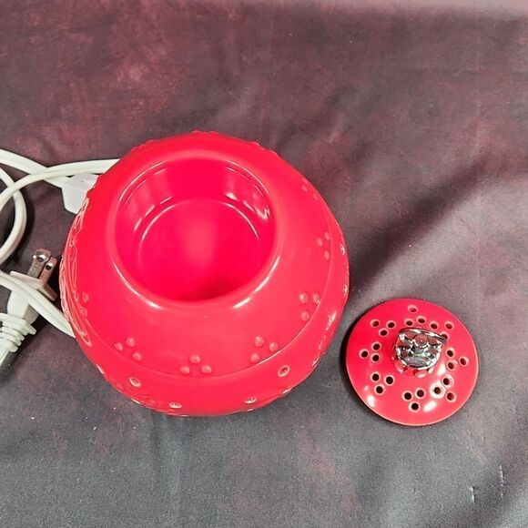 🩵PartyLite Red Christmas Traditions Ornament Fragrance Warmer - Picture 4 of 8